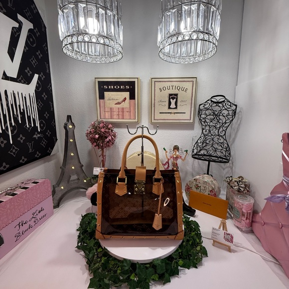 LOUIS VUITTON GM LIMITED EDITION AMBER CABAS NEO VINYL CRUISE HANDBAG! - Picture 16 of 17